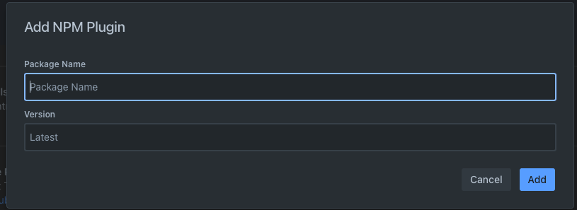 Add NPM Plugin