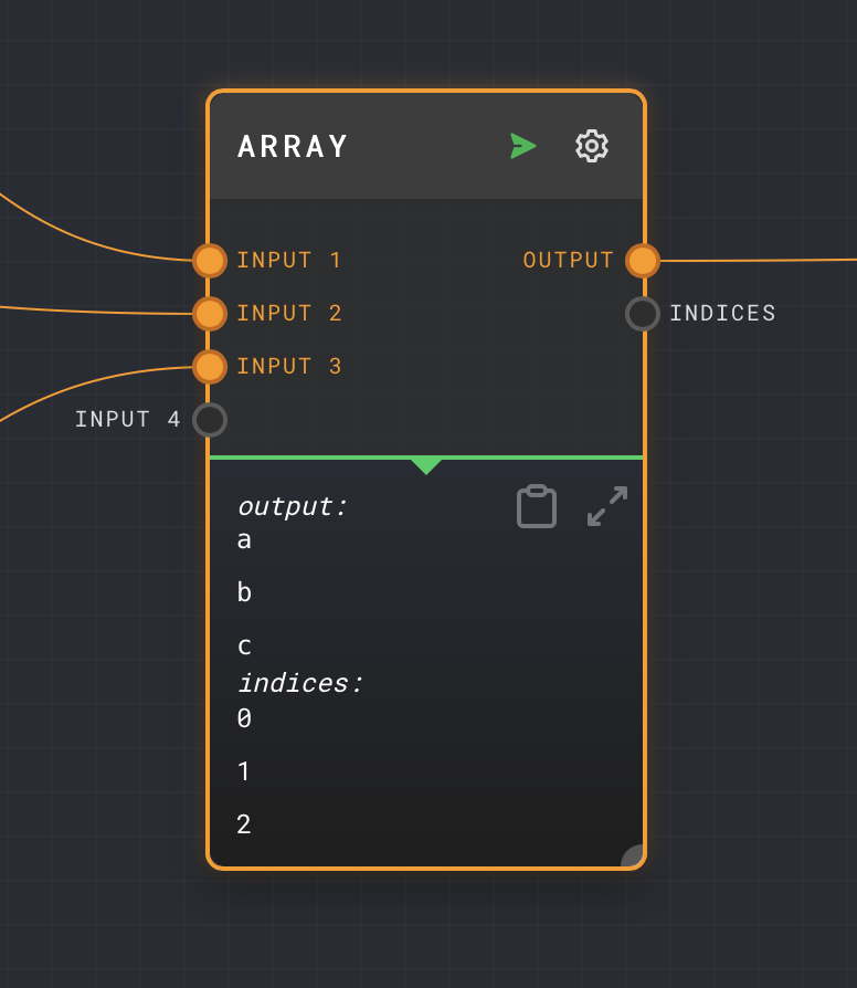 Array Node Screenshot