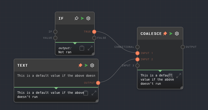 Coalesce Node Example 1 Screenshot