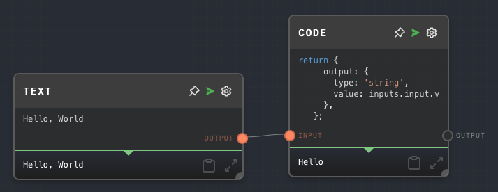 Code Node Example 1