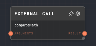 External Call Node Screenshot