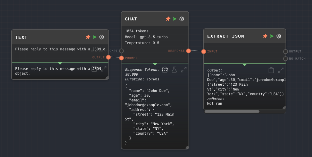 Extract JSON Example 1