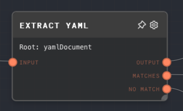 Extract YAML Node Screenshot