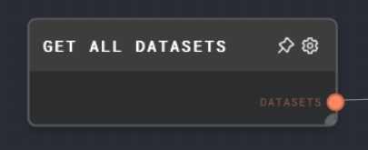 Get All Datasets Node Screenshot
