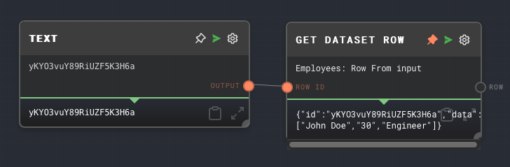 Get Dataset Row Node Example 2