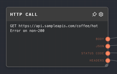 HTTP Call Node Screenshot