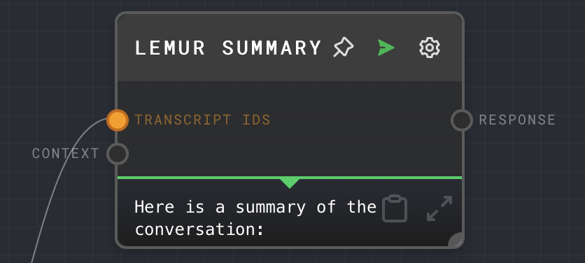 LeMUR Summary Node