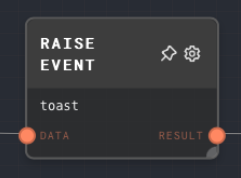 Raise Event Node Screenshot