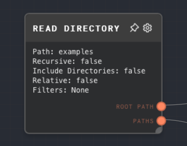 Read Directory Node Screenshot