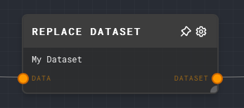 Replace Dataset Node Screenshot