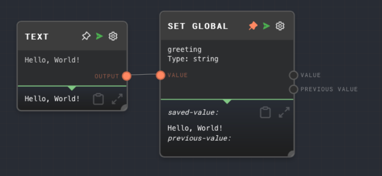 Set Global Node Example 1