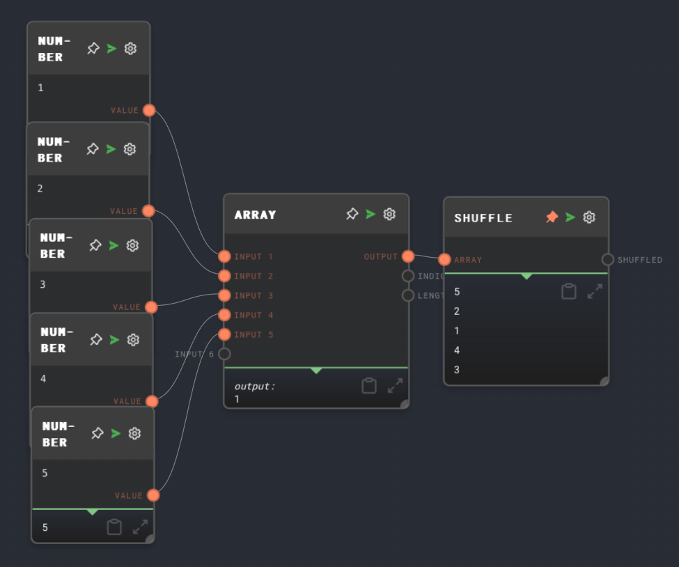 Shuffle Node Example 1