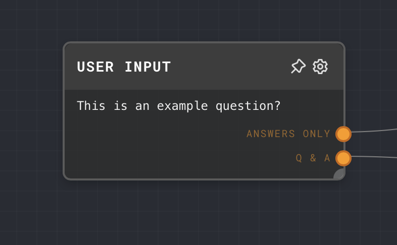 User Input Node Screenshot