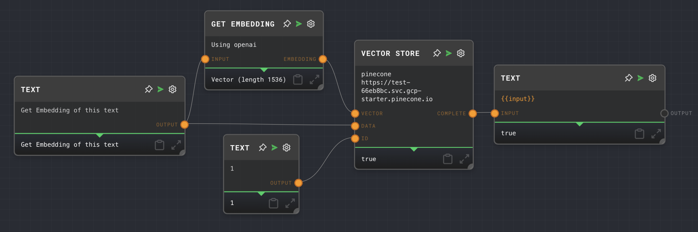 Vector Store Node Example 1