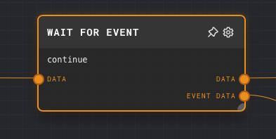 Wait For Event Node Screenshot